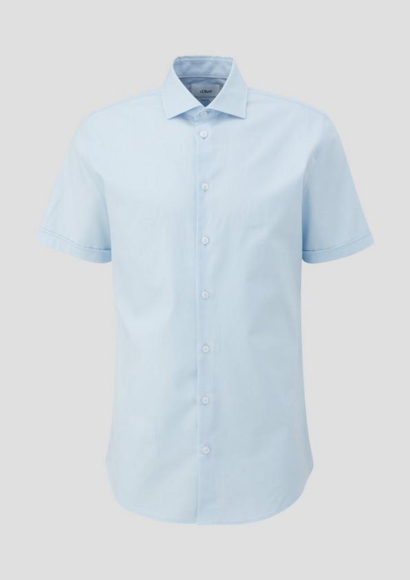 s.Oliver Kurzarmhemd mit Dobby-Struktur