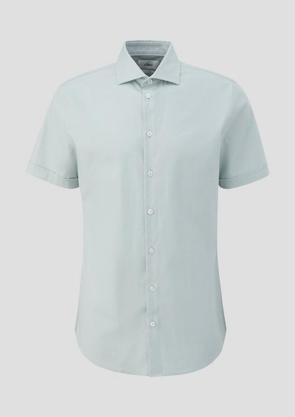 s.Oliver Kurzarmhemd mit Dobby-Struktur