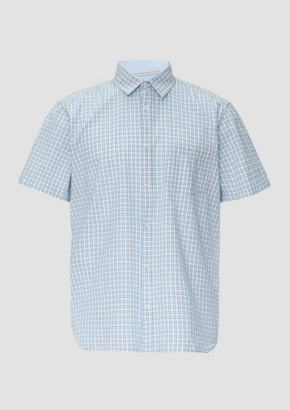 s.Oliver Kurzarmhemd mit Kentkragen