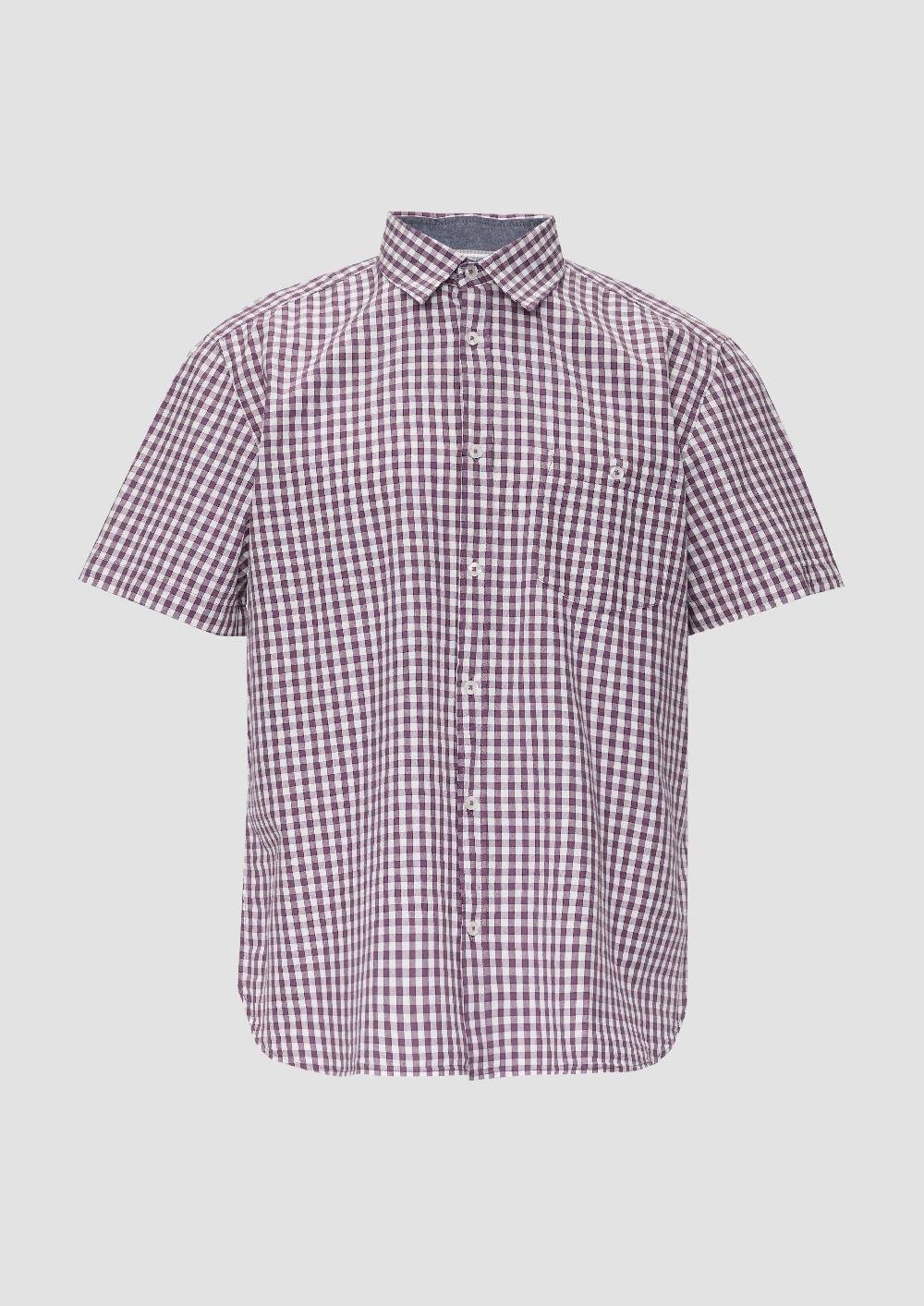 S.Oliver Kurzarmhemd Mit Kentkragen