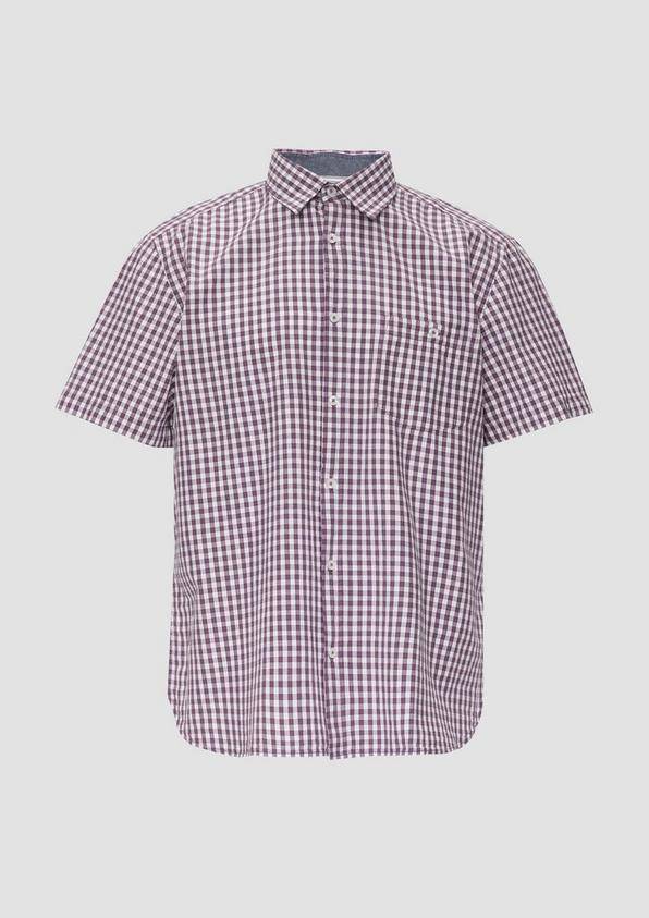 s.Oliver Kurzarmhemd mit Kentkragen