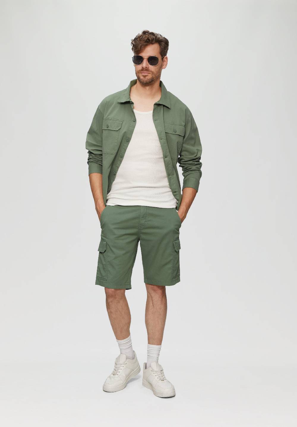 S.Oliver Kurze Hose Mit Cargo-Taschen
