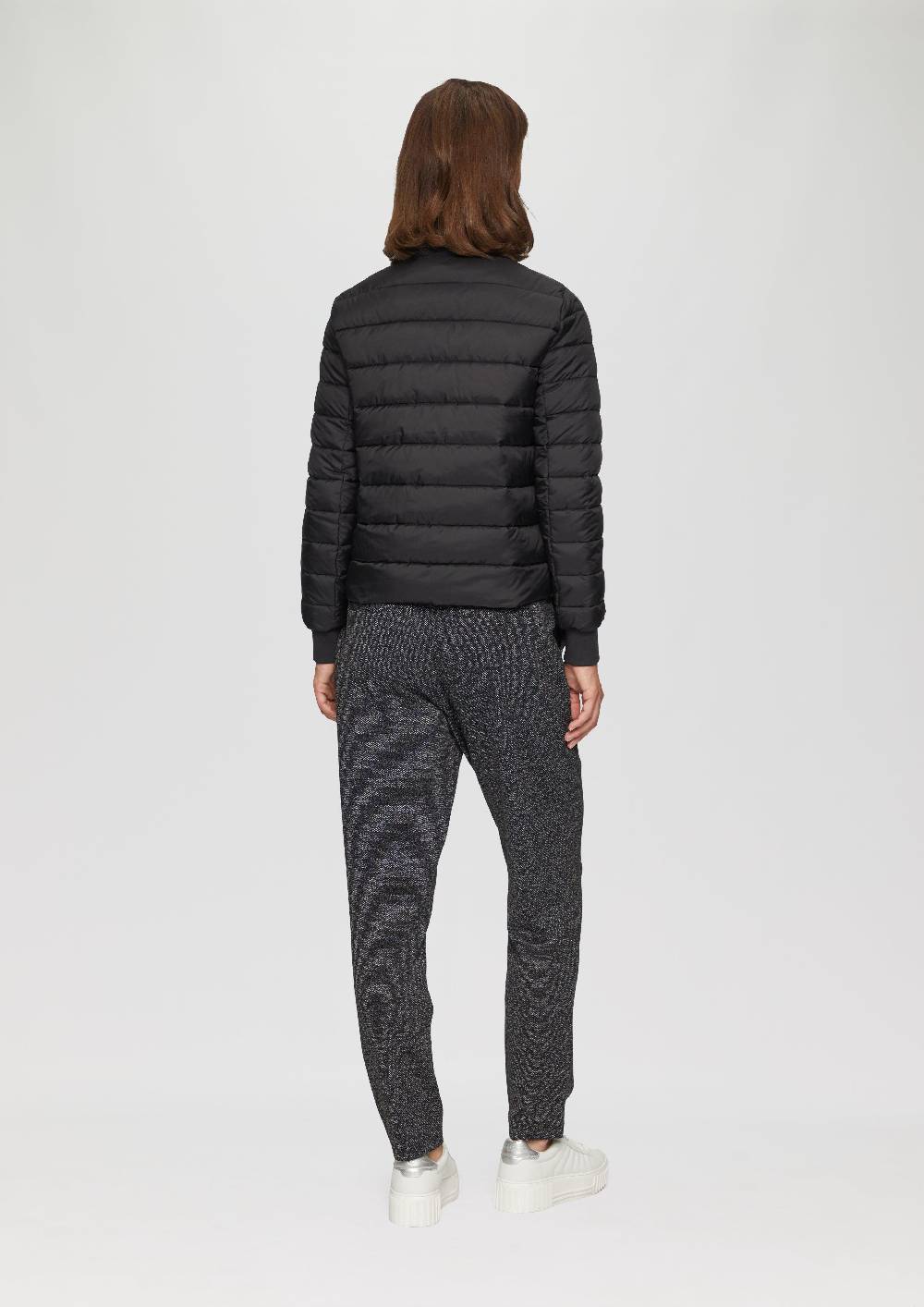 S.Oliver Kurze Steppjacke Mit Rippbündchen