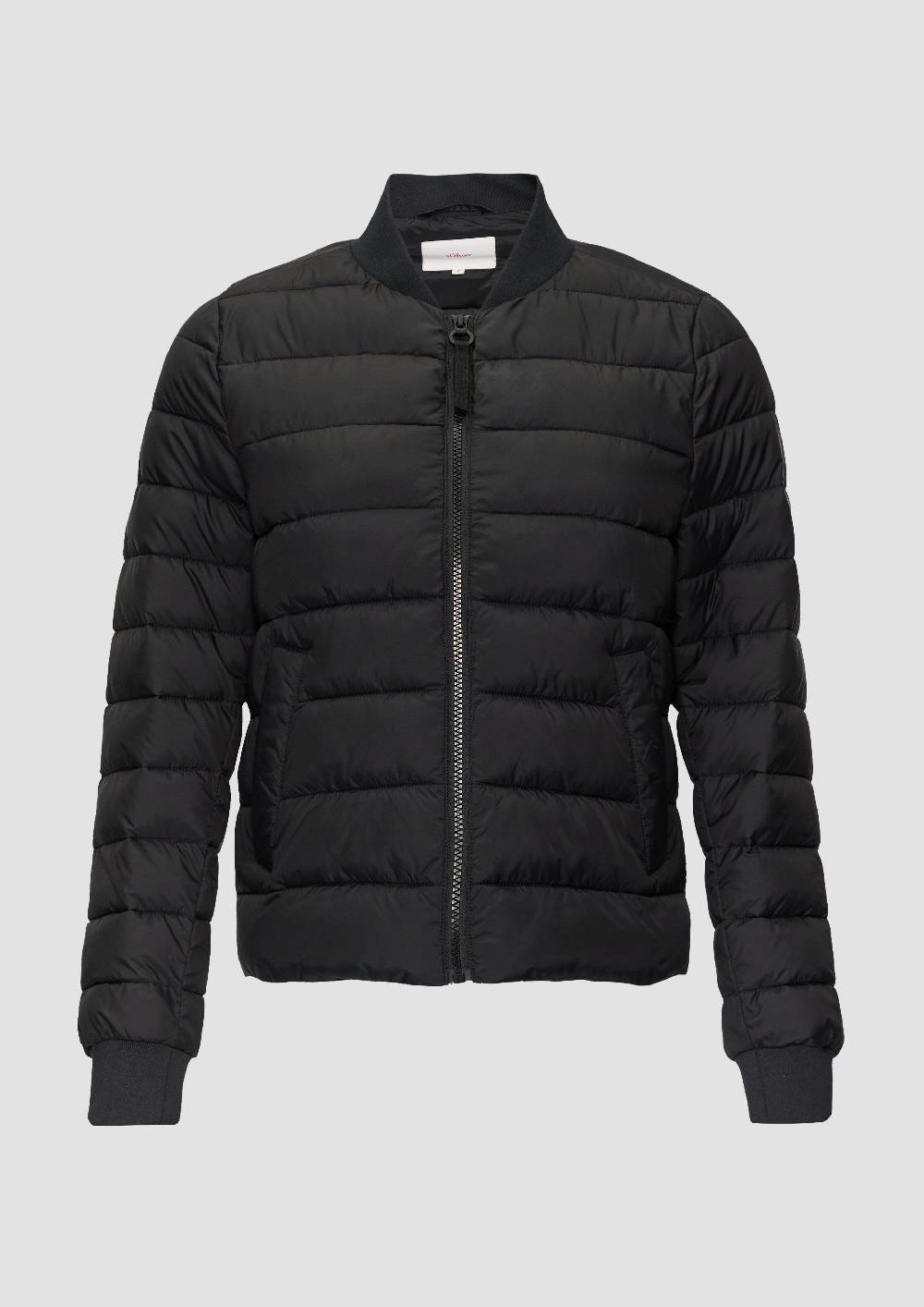 S.Oliver Kurze Steppjacke Mit Rippbündchen