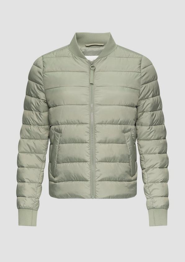 s.Oliver Kurze Steppjacke mit Rippbündchen