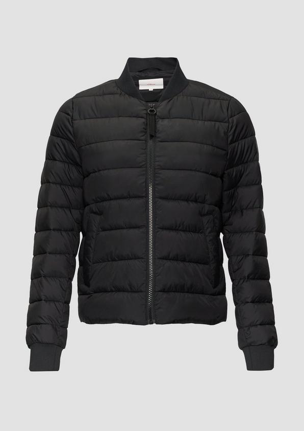 s.Oliver Kurze Steppjacke mit Rippbündchen