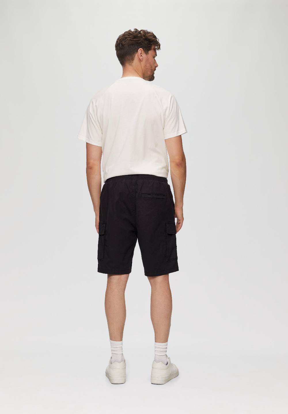 S.Oliver Kurze Web-Jogger Mit Cargo-Taschen