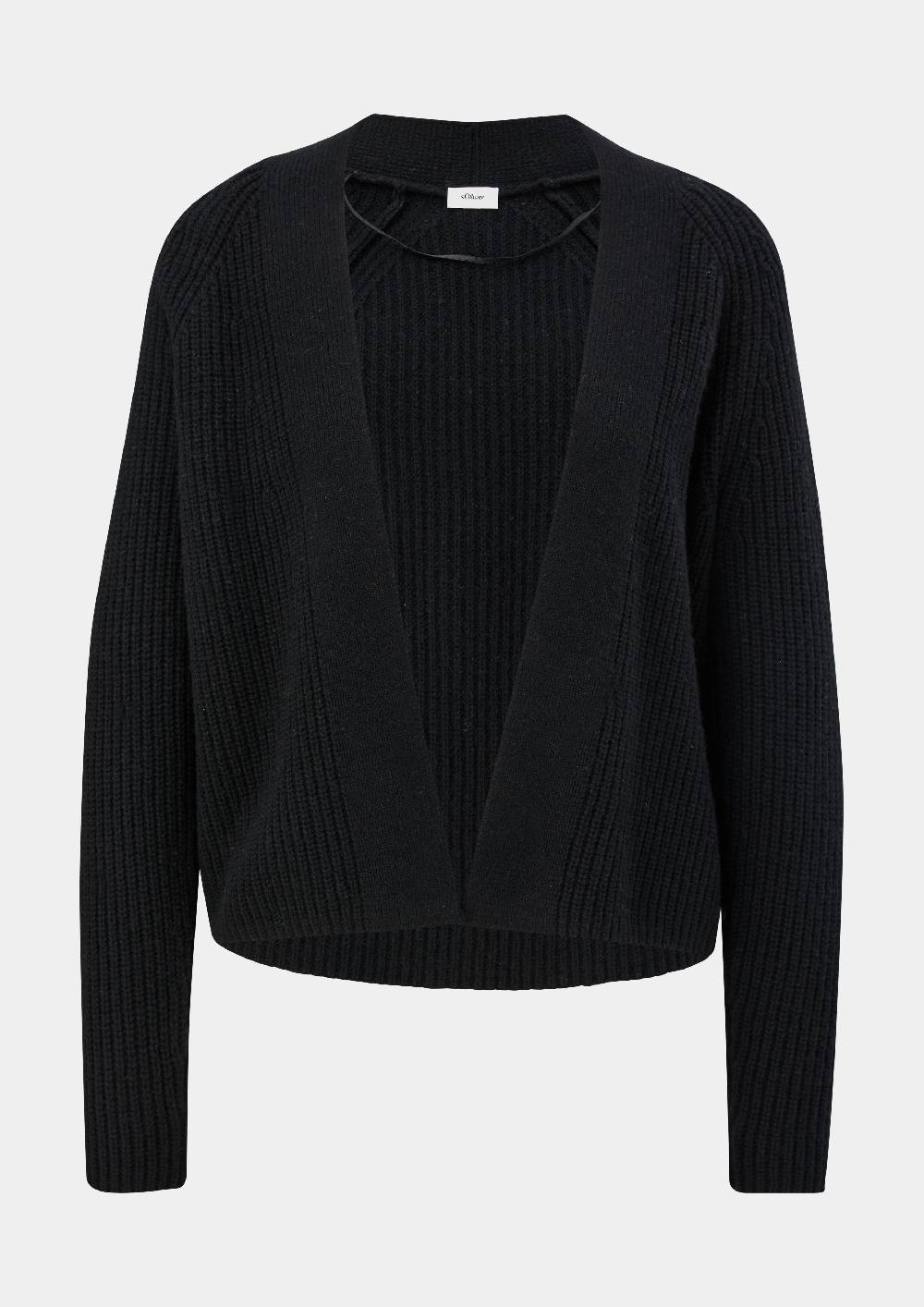 S.Oliver Kurzer Cardigan Aus Wollmix