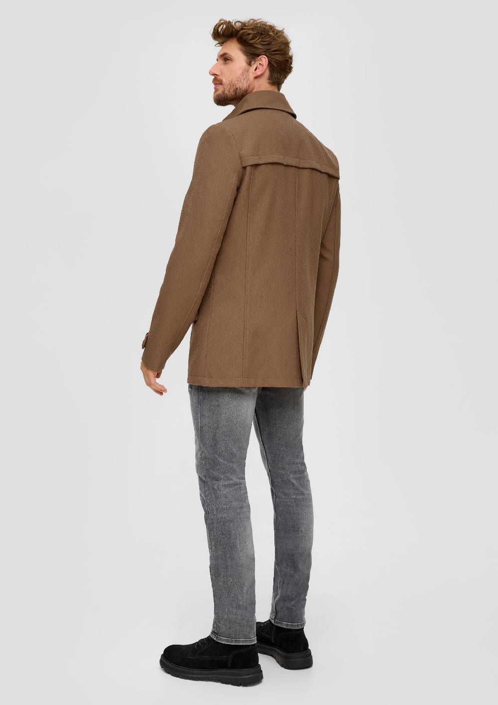 S.Oliver Kurzer Mantel Aus Viskosemix