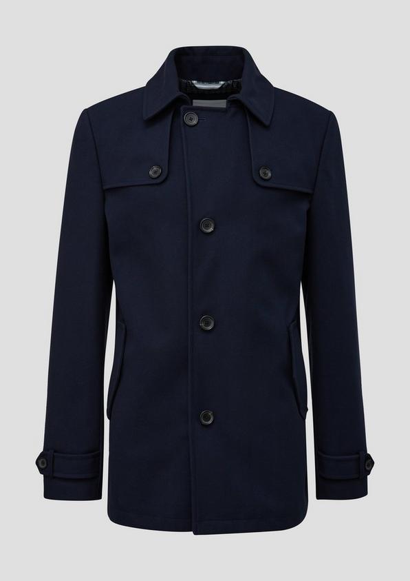 s.Oliver Kurzer Mantel aus Viskosemix