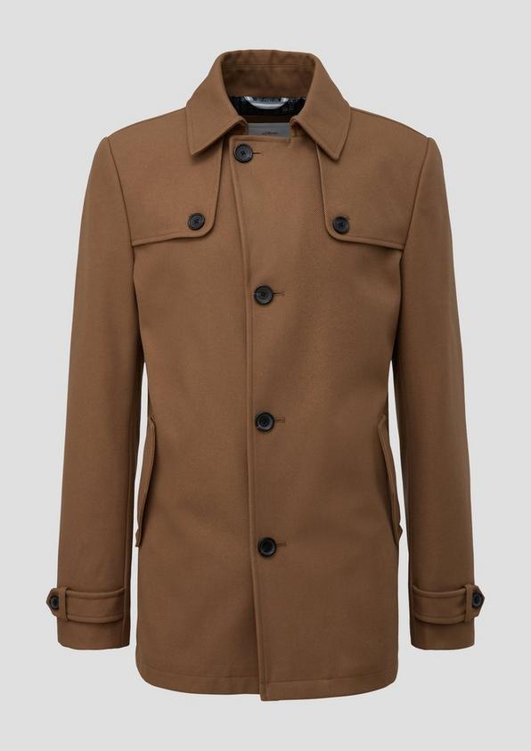 s.Oliver Kurzer Mantel aus Viskosemix