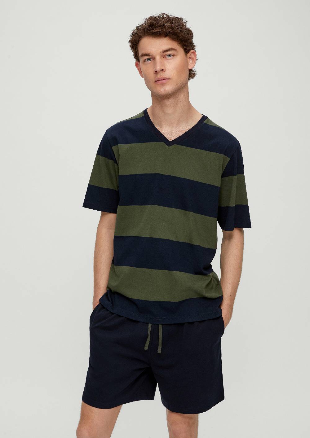 S.Oliver Kurzer Pyjama Aus Baumwolle