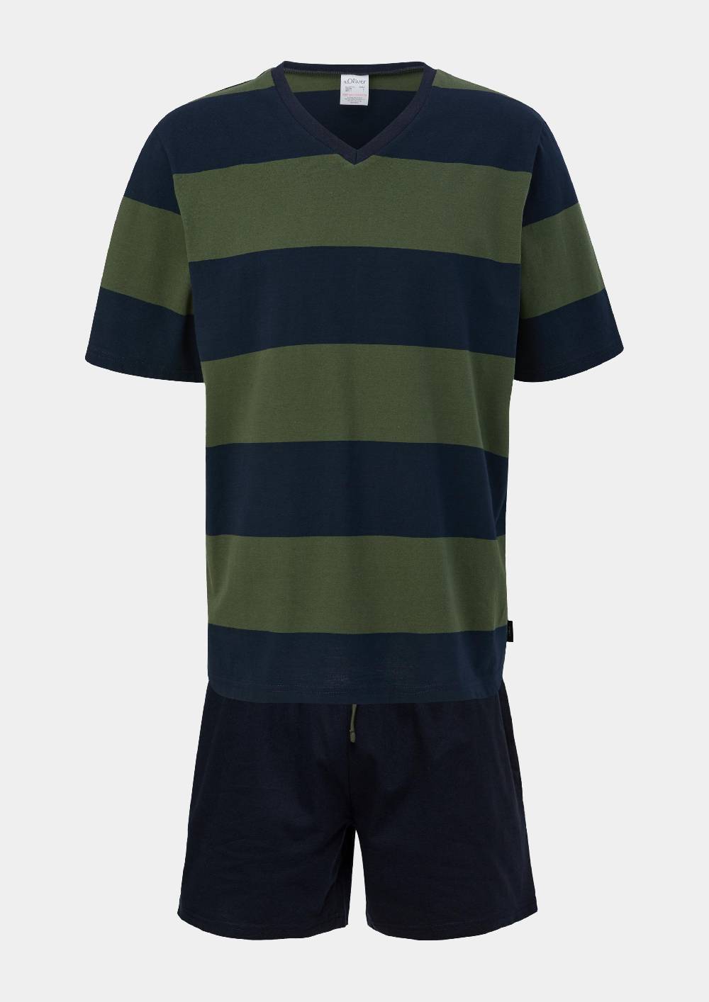 S.Oliver Kurzer Pyjama Aus Baumwolle