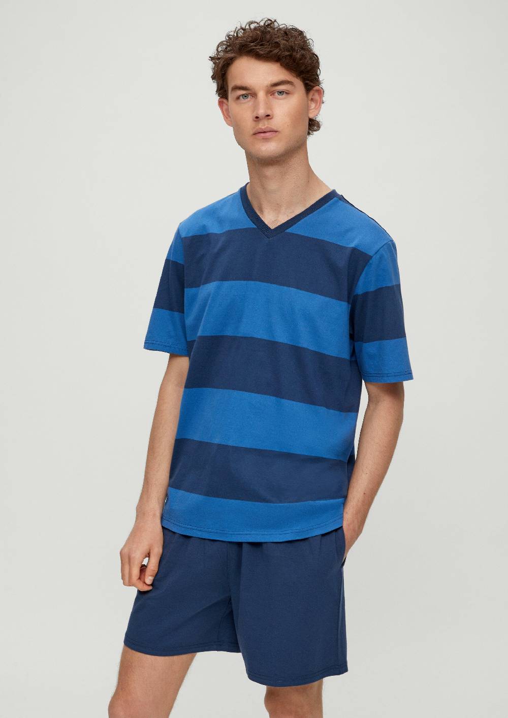 S.Oliver Kurzer Pyjama Aus Baumwolle