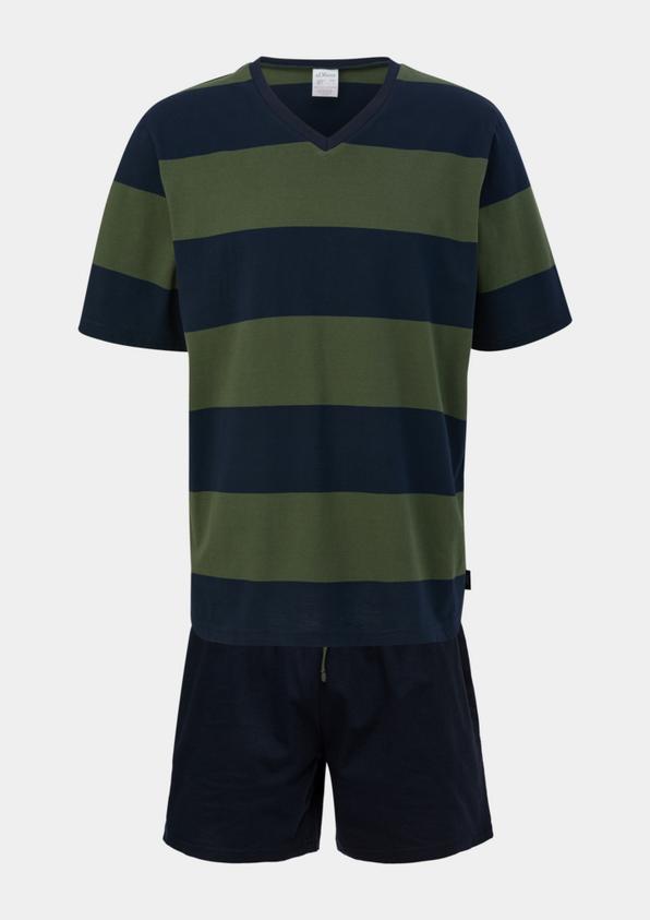 s.Oliver Kurzer Pyjama aus Baumwolle