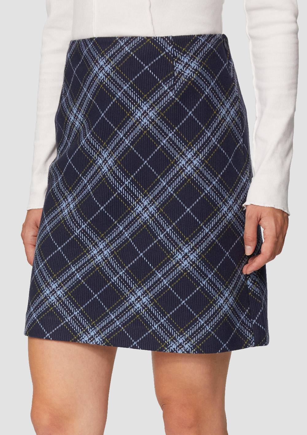 S.Oliver Kurzer Rock Mit Web-Karo