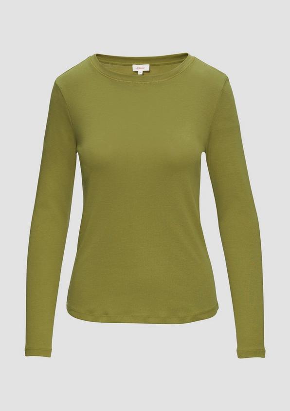 s.Oliver Langarm-Shirt im Slim Fit