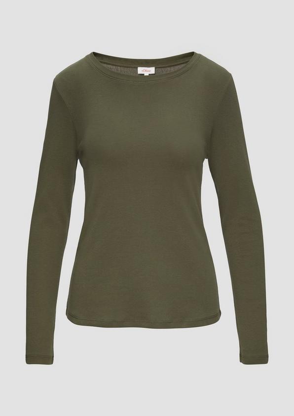 s.Oliver Langarm-Shirt im Slim Fit