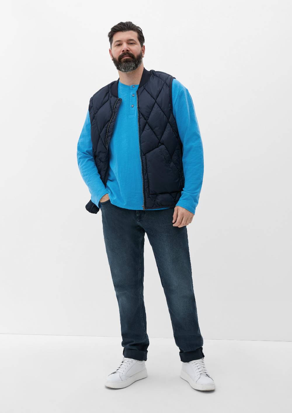 S.Oliver Langarmshirt Aus Baumwolle