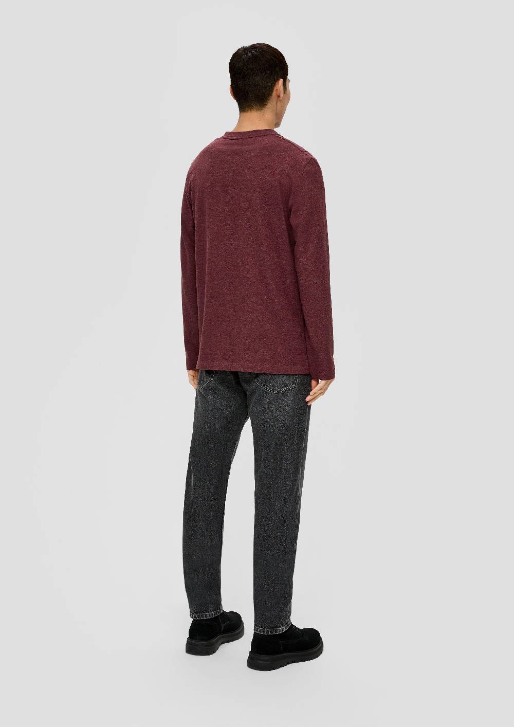 S.Oliver Langarmshirt Mit Frontprint