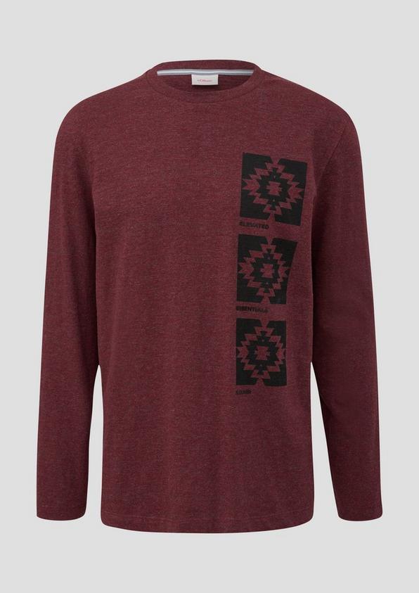 s.Oliver Langarmshirt mit Frontprint