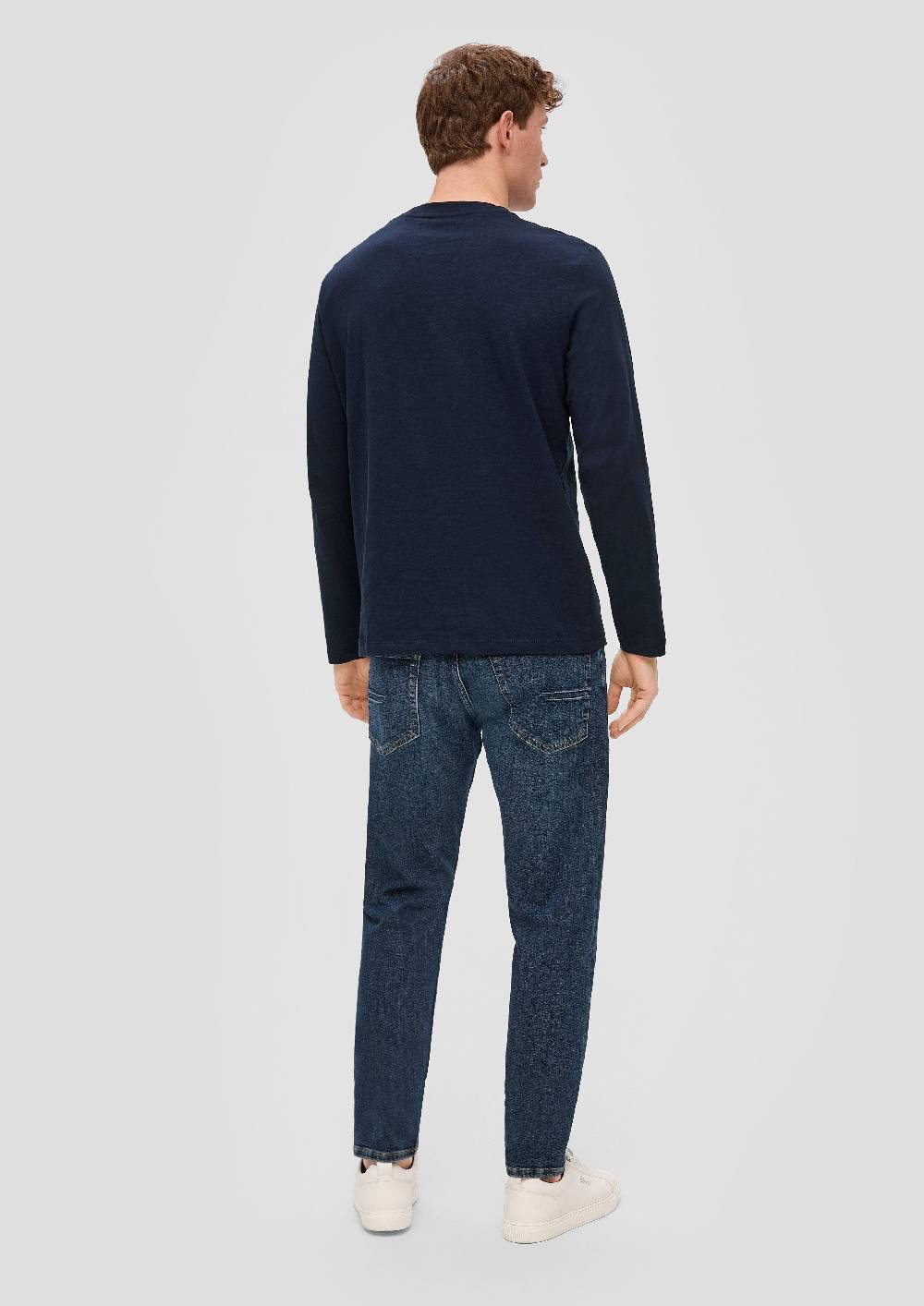 S.Oliver Langarmshirt Mit Logo-Print