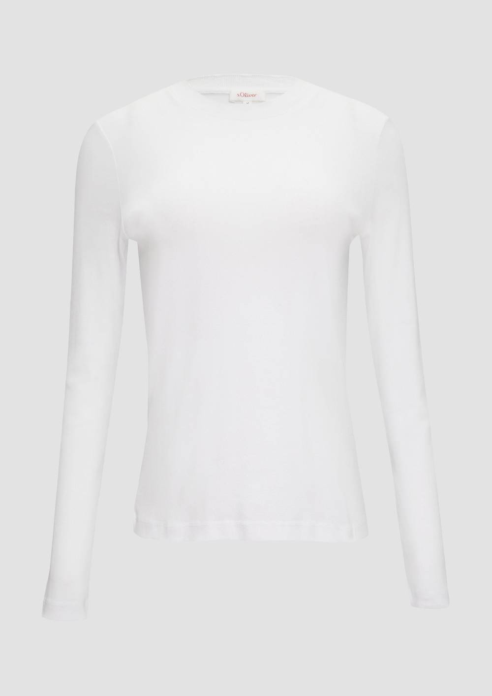 S.Oliver Langarmshirt Mit Muschelkante