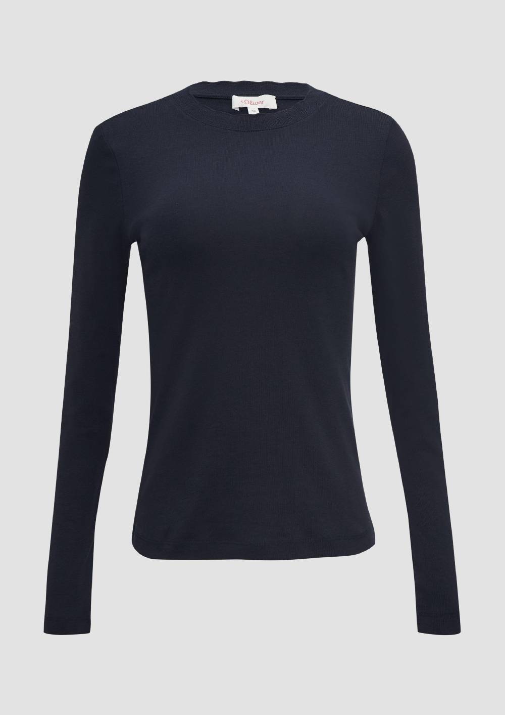 S.Oliver Langarmshirt Mit Muschelkante