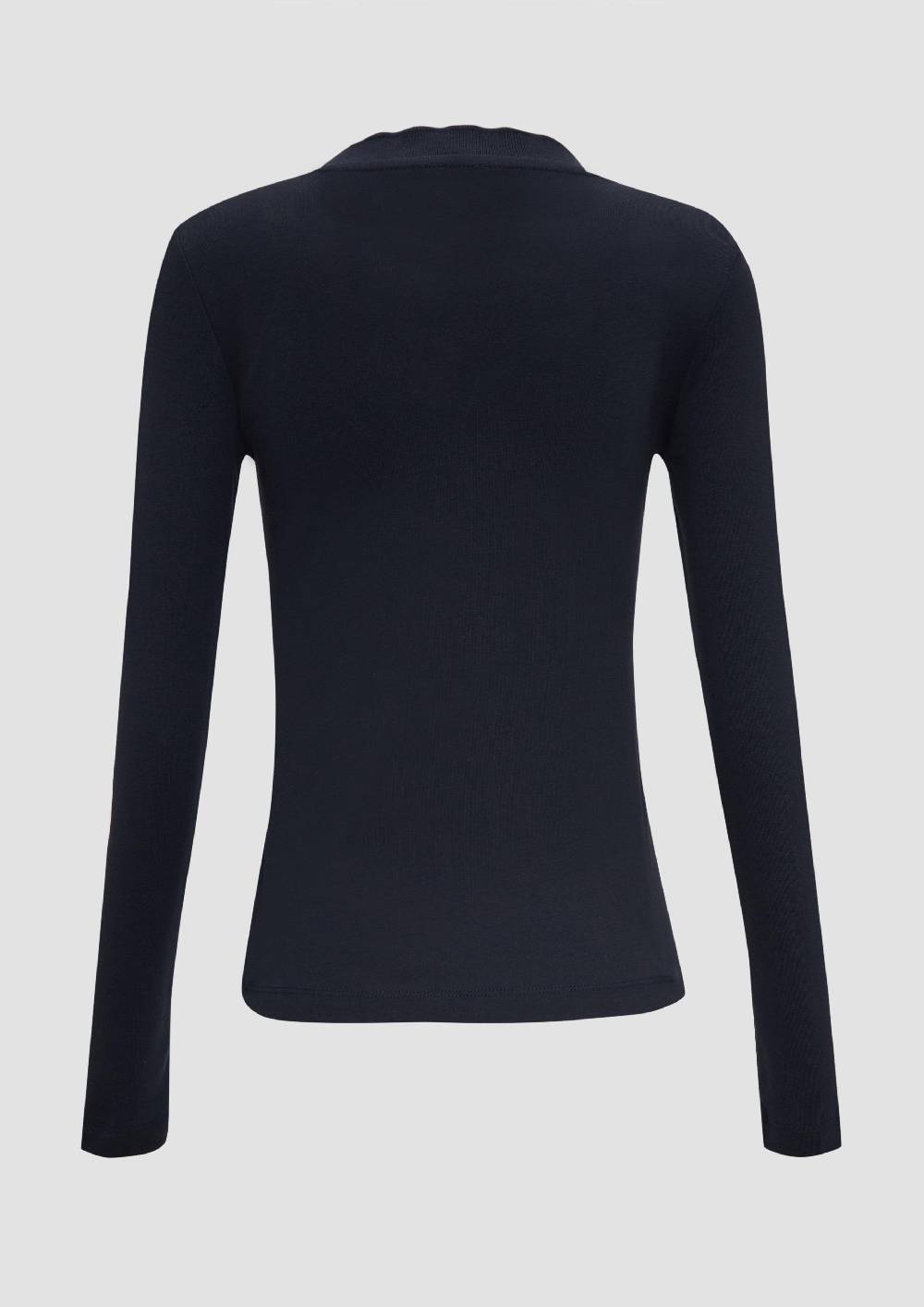 S.Oliver Langarmshirt Mit Muschelkante