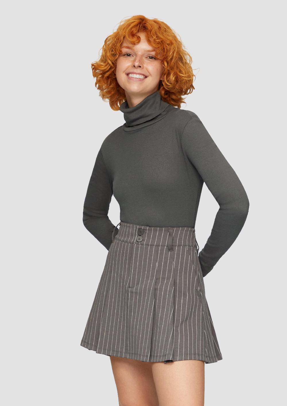 S.Oliver Langarmshirt Mit Rollkragen