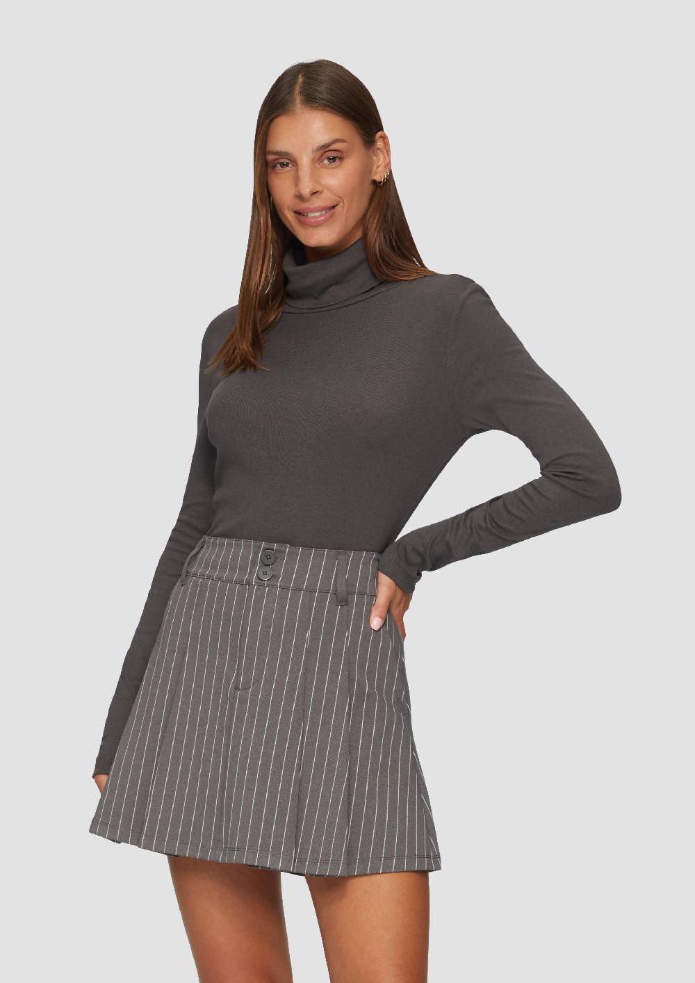 S.Oliver Langarmshirt Mit Rollkragen