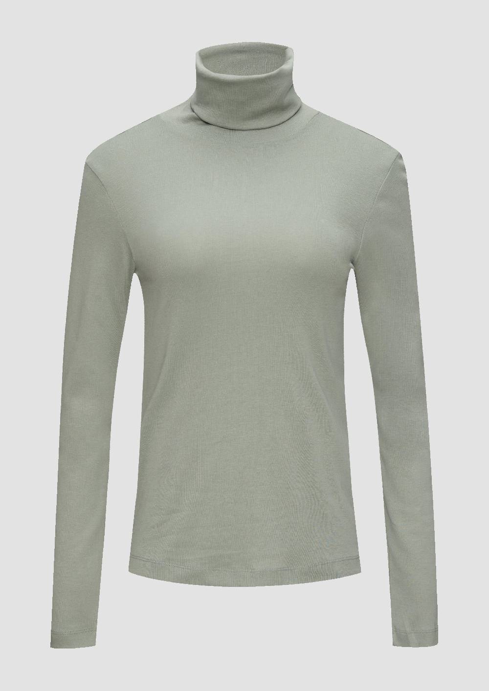 S.Oliver Langarmshirt Mit Rollkragen