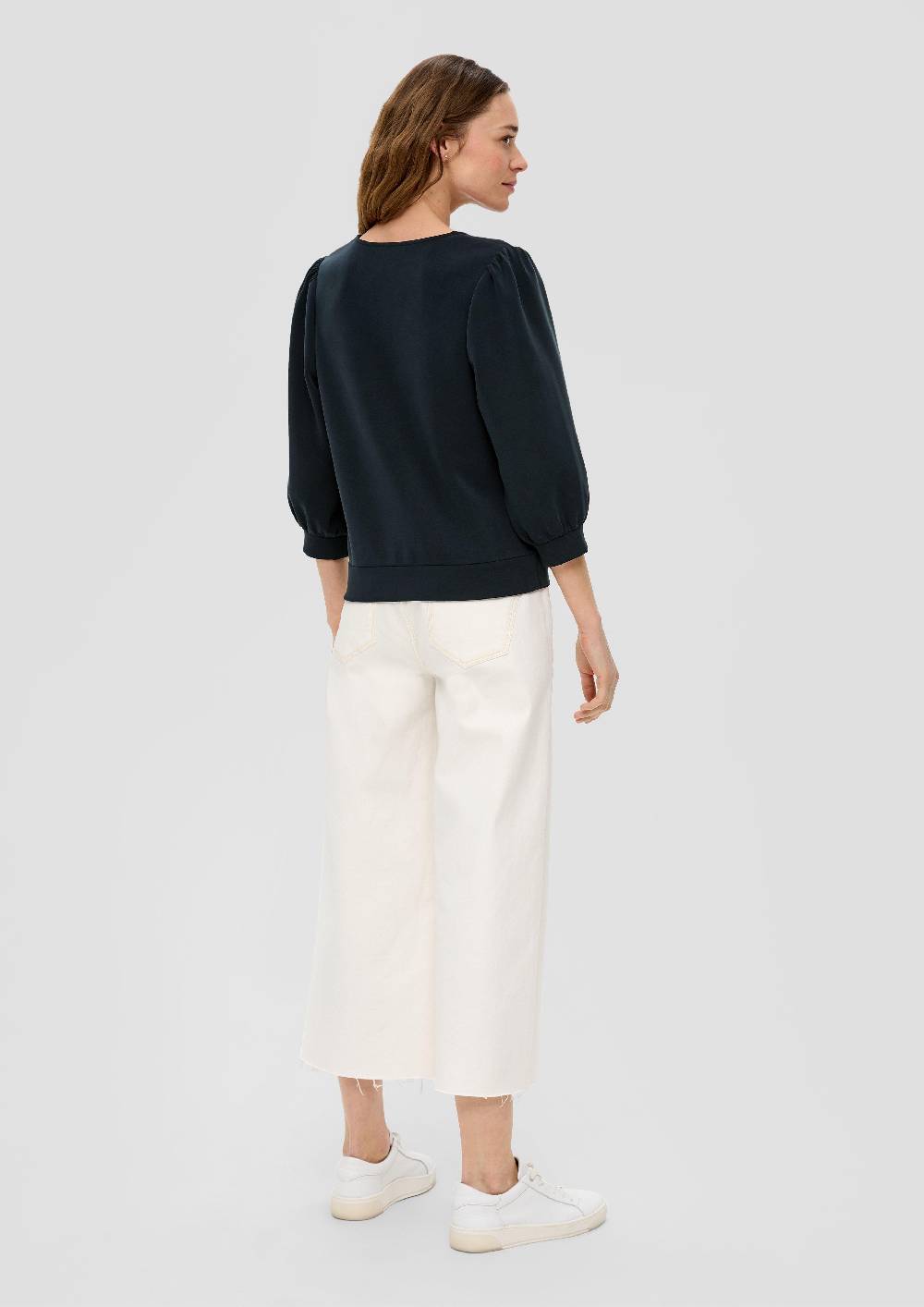 S.Oliver Langarmshirt Mit Tunika-Ausschnitt