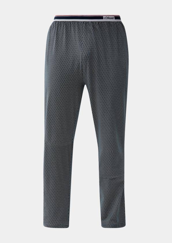 s.Oliver Lange Pyjamahose mit Allover-Print