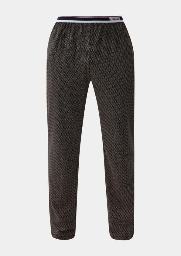 s.Oliver Lange Pyjamahose mit Allover-Print