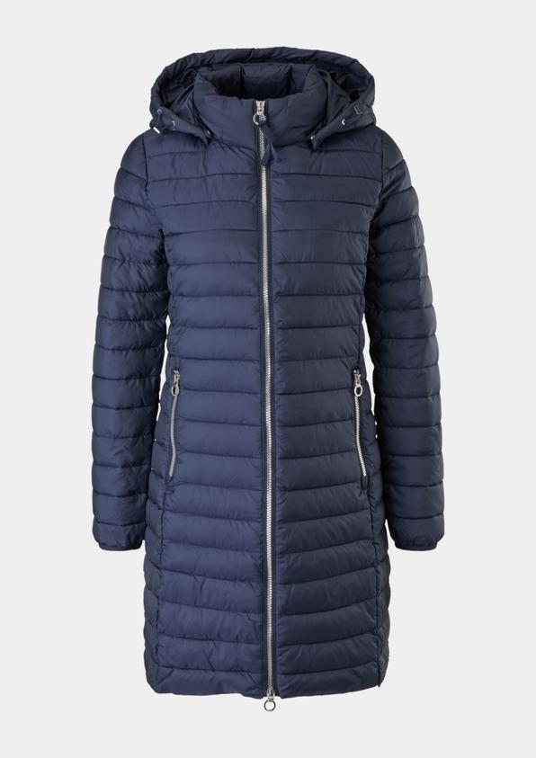 s.Oliver Lange Steppjacke mit abnehmbarer Kapuze