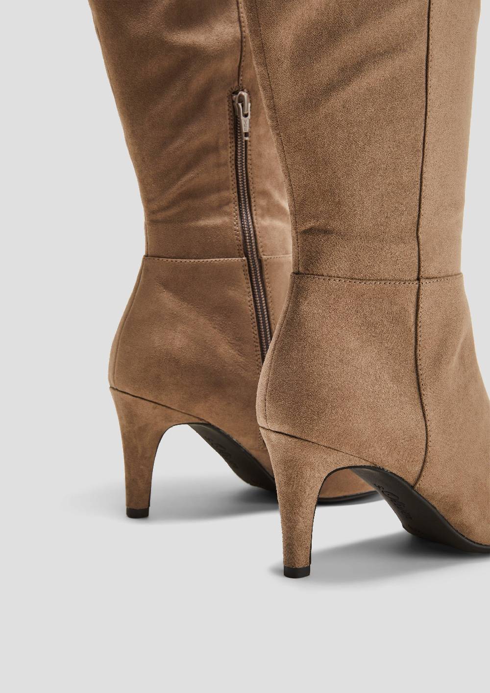 S.Oliver Lange Stiefel In Veloursleder-Optik