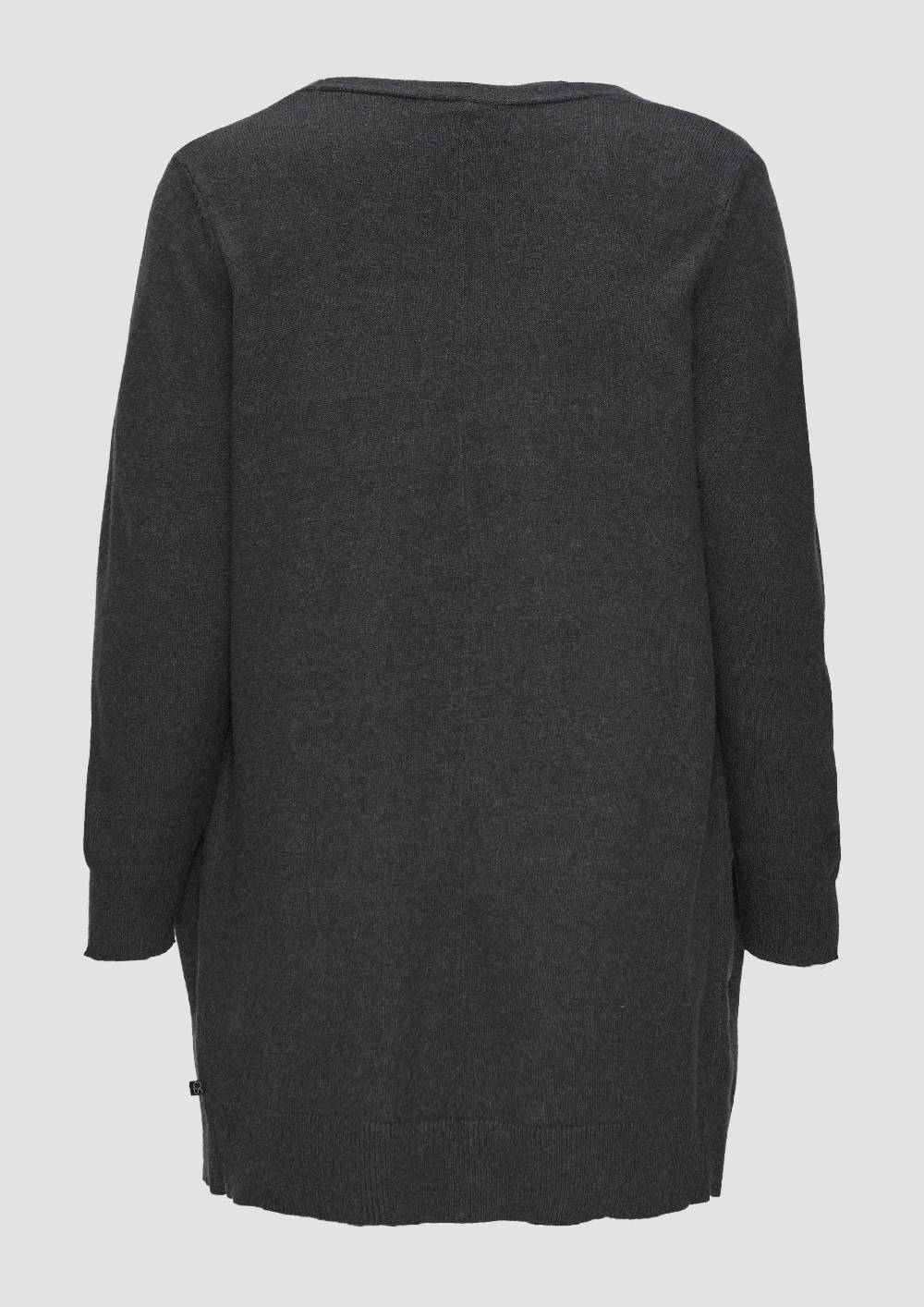 S.Oliver Lange Strickjacke Aus Viskosemix