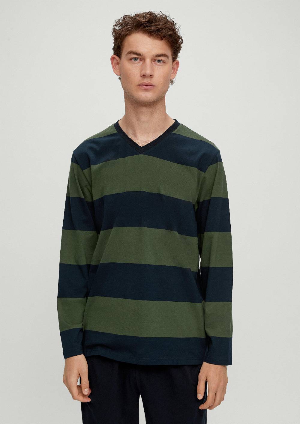 S.Oliver Langer Pyjama Aus Baumwolle