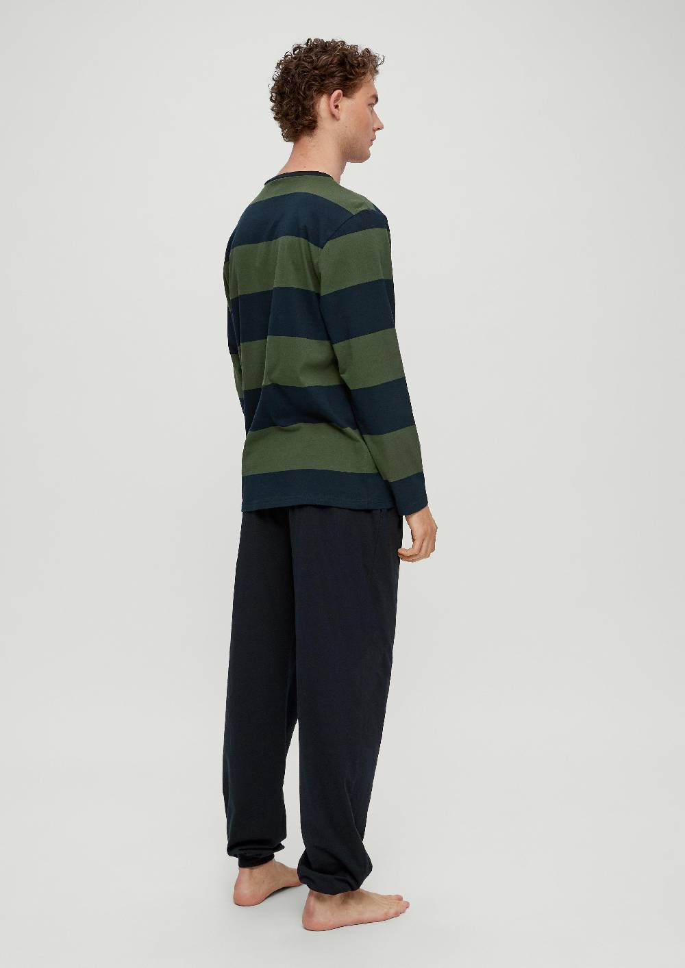 S.Oliver Langer Pyjama Aus Baumwolle