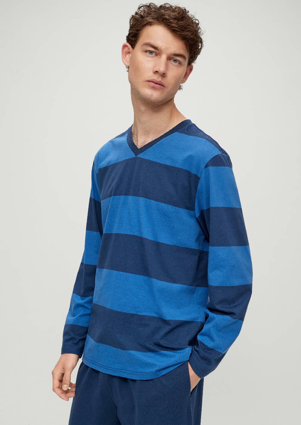 S.Oliver Langer Pyjama Aus Baumwolle