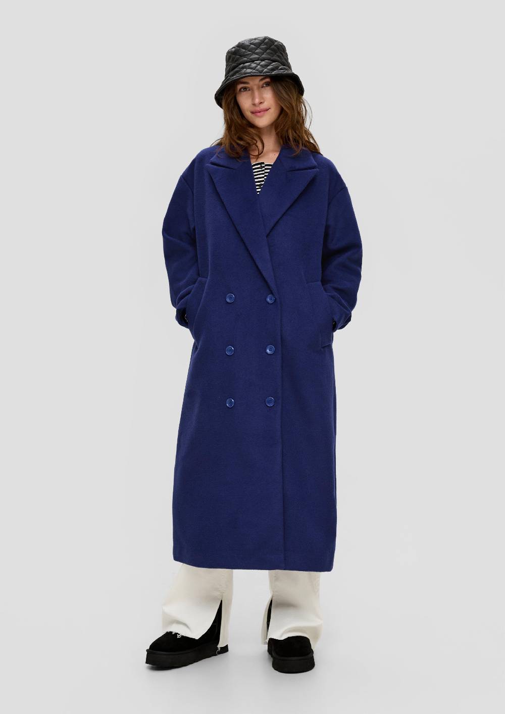 S.Oliver Langer Wollmix-Mantel