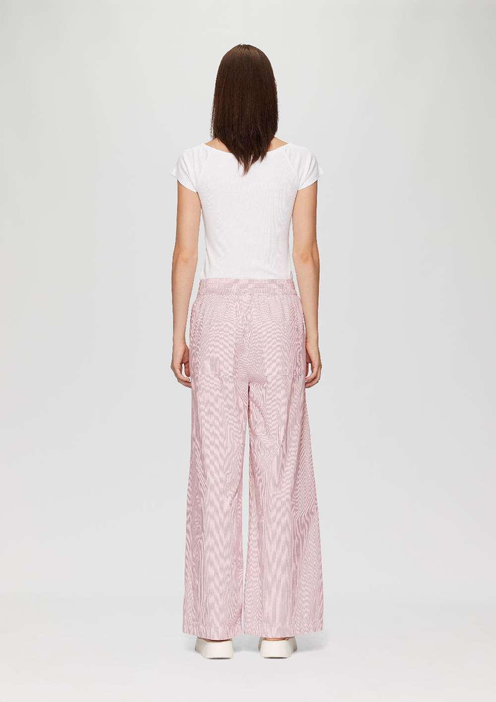 S.Oliver Lässige Baumwollhosen Mit Streifen