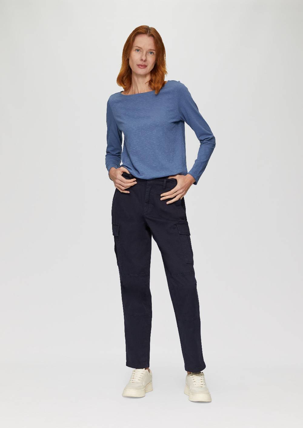 S.Oliver Lässige Cargohose Mit Nahtdetails