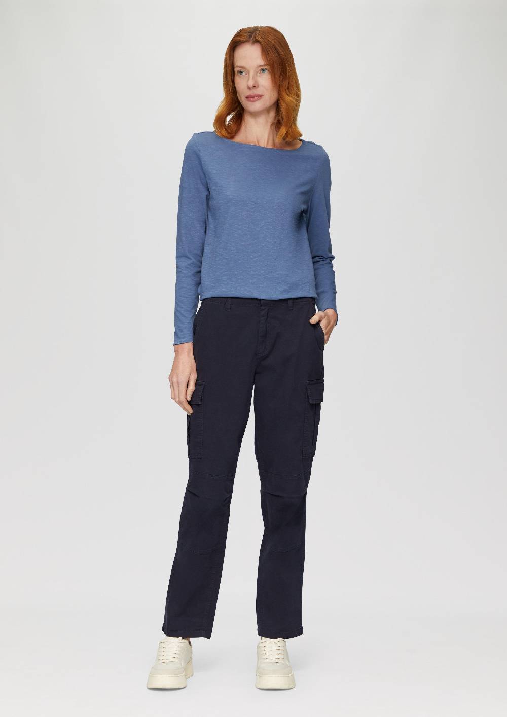 S.Oliver Lässige Cargohose Mit Nahtdetails