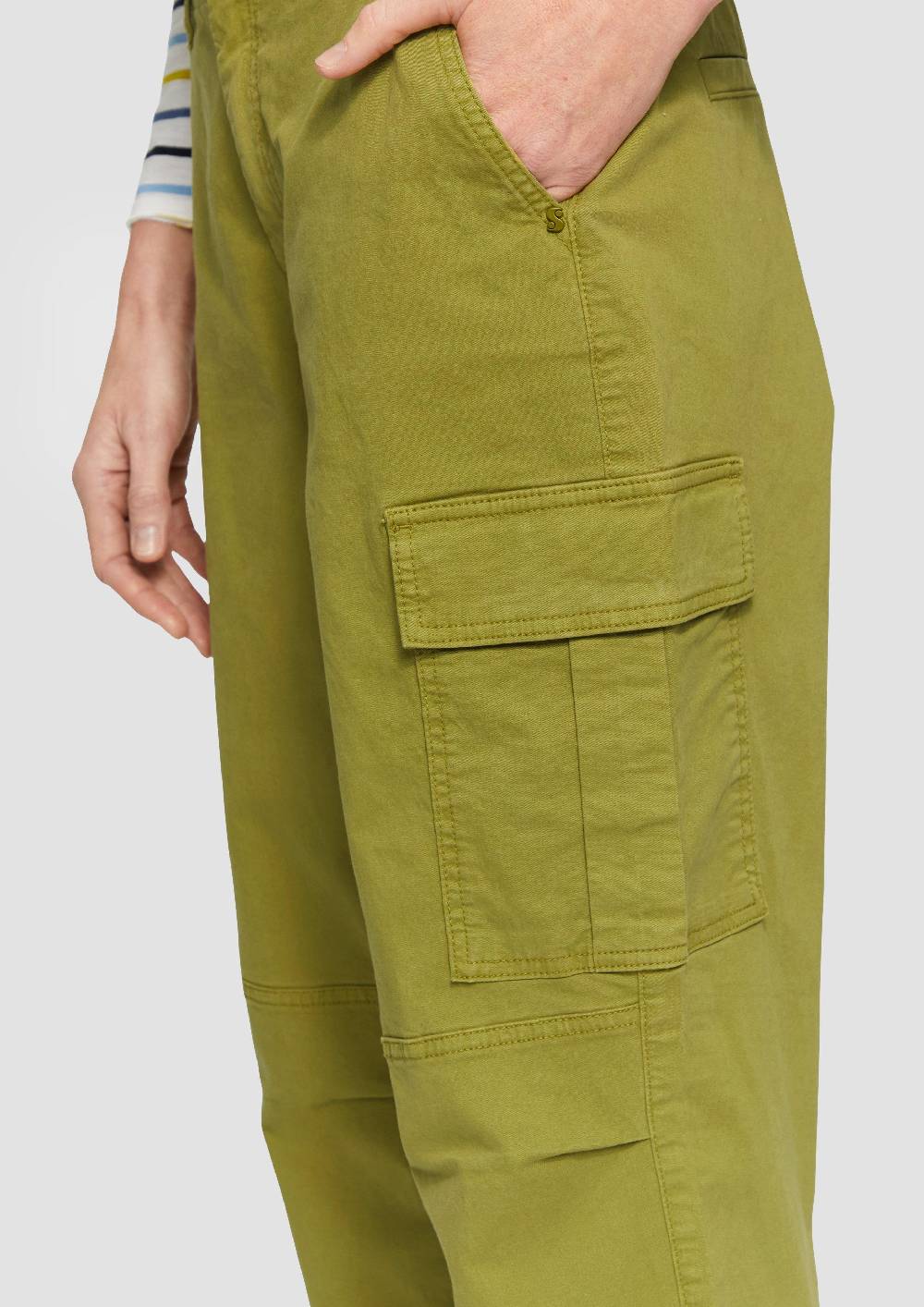 S.Oliver Lässige Cargohose Mit Nahtdetails