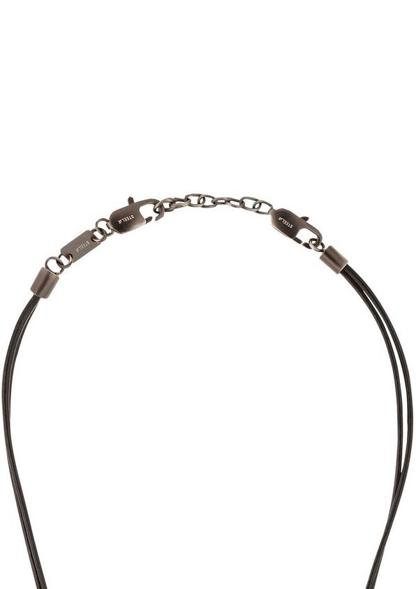 s.Oliver Lederkette mit Kompass-Anhänger