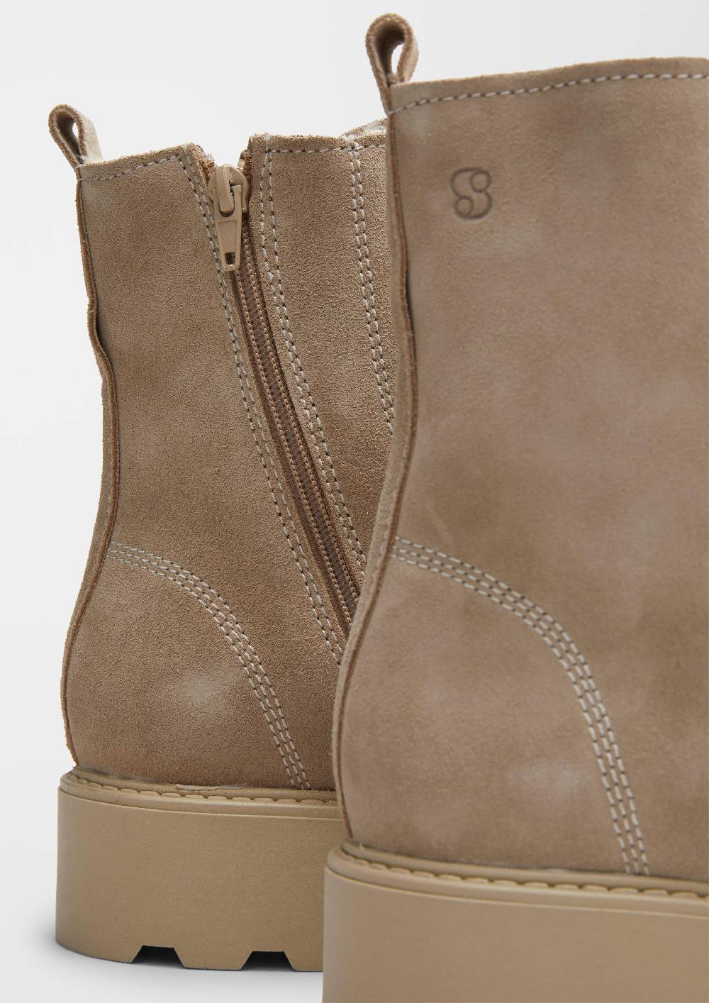 S.Oliver Lederstiefel Mit Teddyfutter