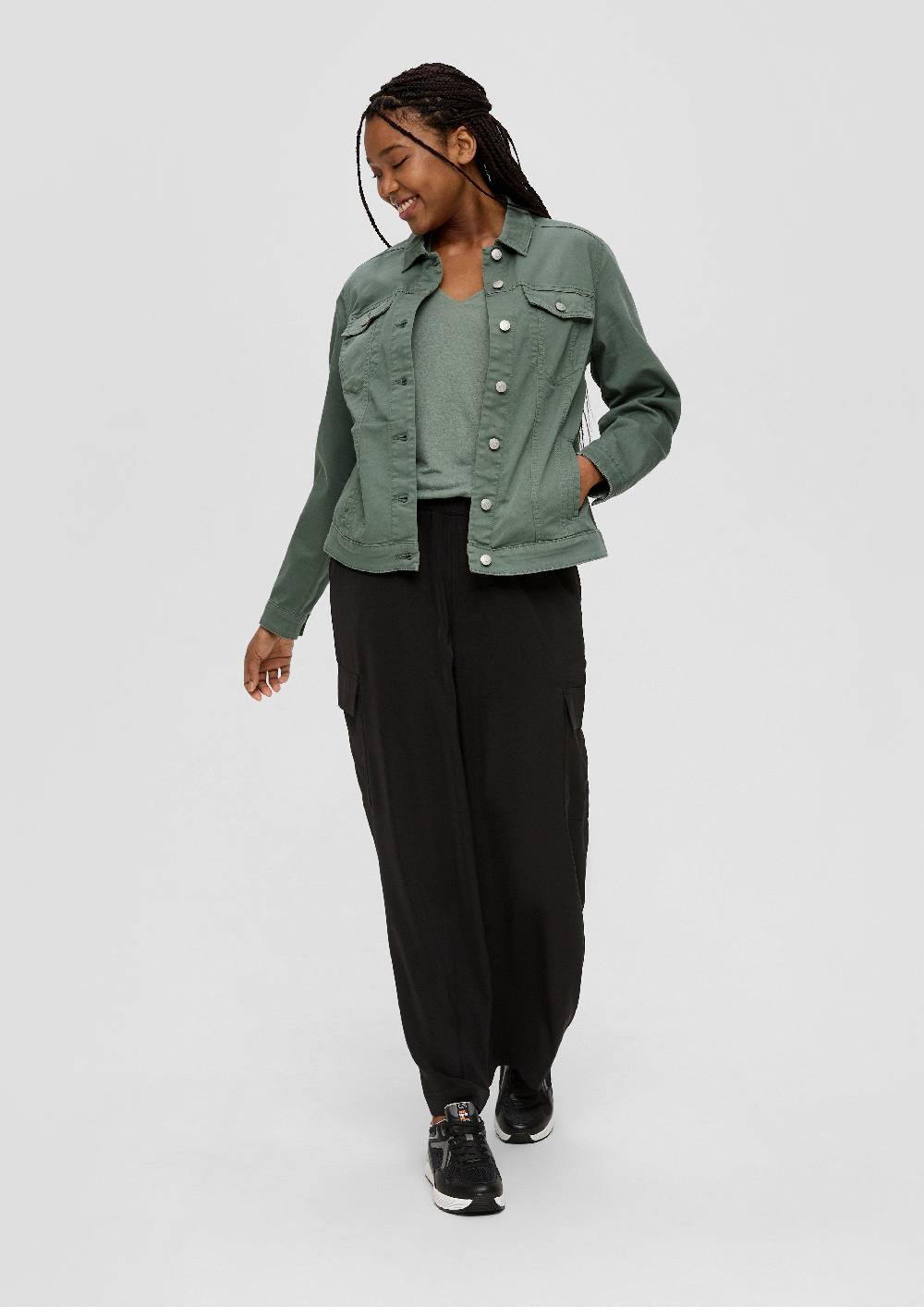 S.Oliver Leicht Taillierte Jeansjacke