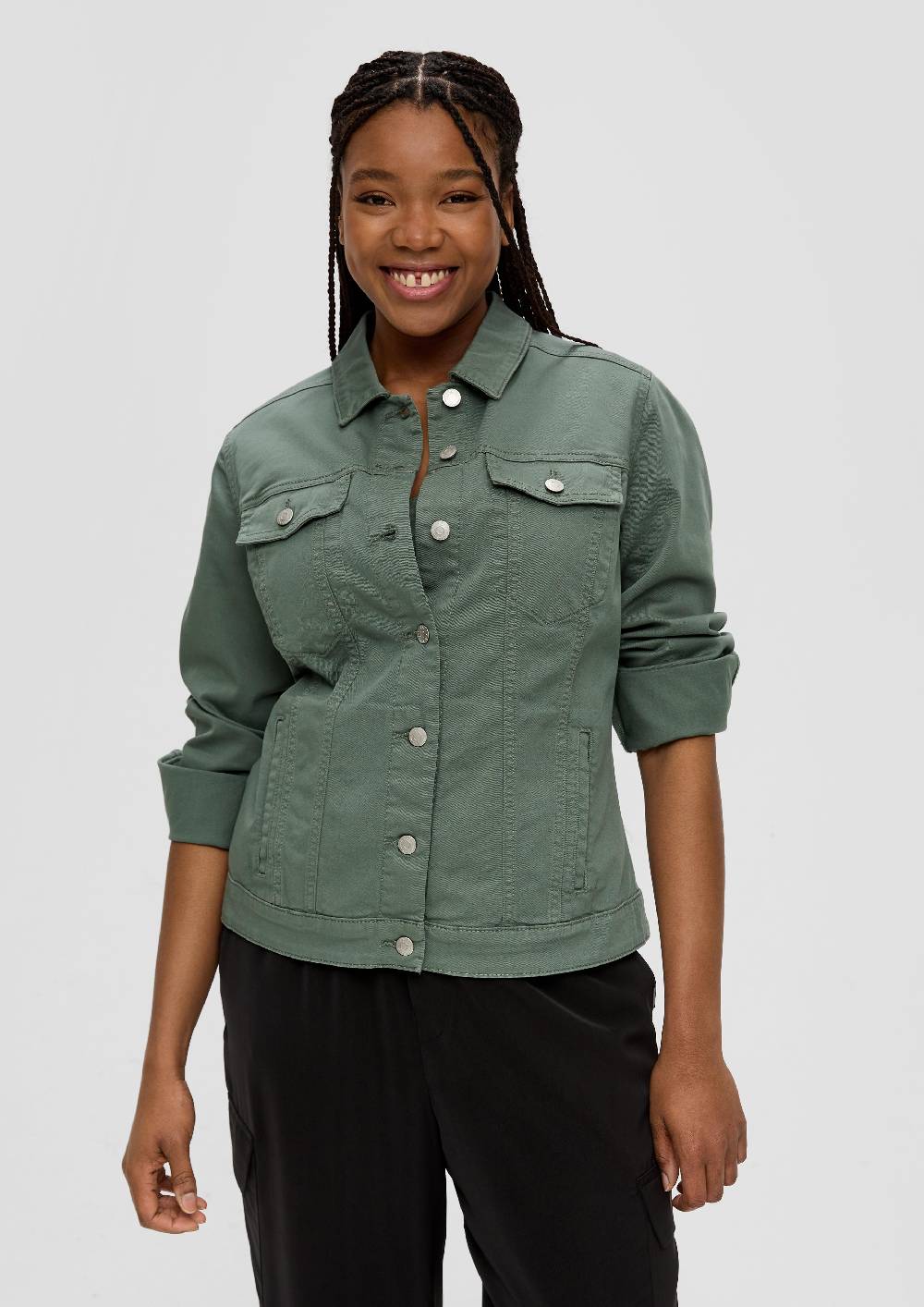 S.Oliver Leicht Taillierte Jeansjacke